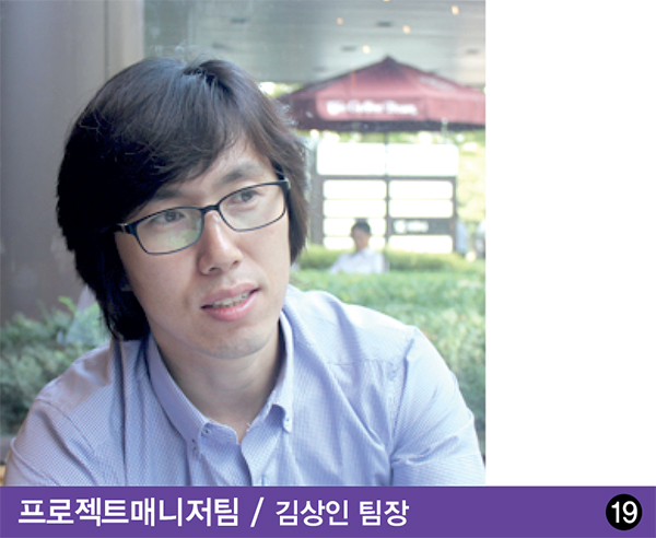 프로젝트매니지먼트팀 김상인 팀장 프로젝트매니지먼트팀 김상인 팀장