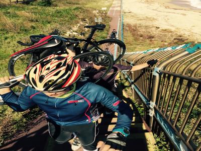 [아이온 사내 자전거 동호회 'i-Rider' 동해안 자전거 종주 현장]