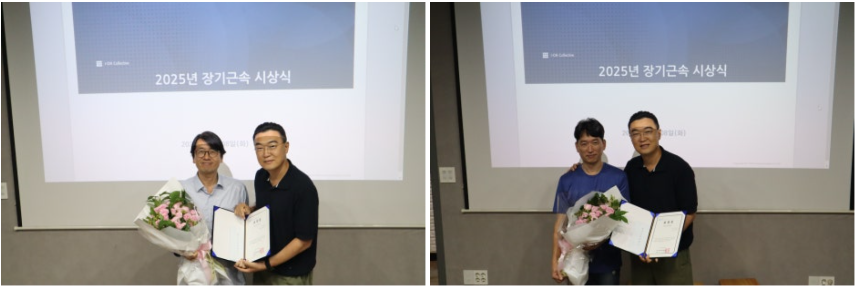 좌측부터  Shawn(백경석 책임), Joon (오영준 이사)